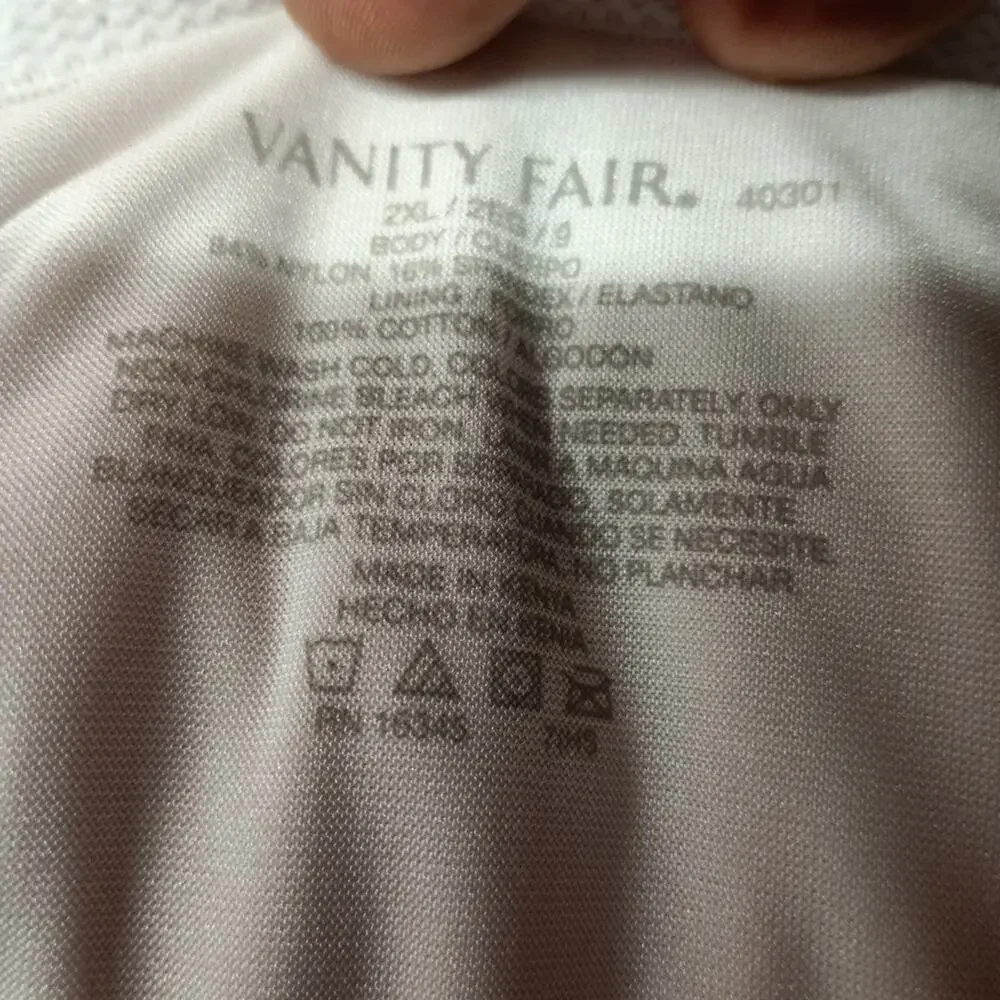Vanity‎ Fair Radiant Collection Light Control Undershapers 3 Pack Briefs 2XL/9